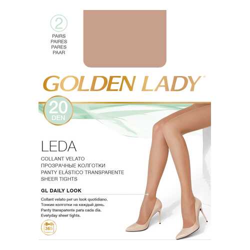 Колготки Golden Lady LEDA 20, melon, 4/L в Пижама Пати