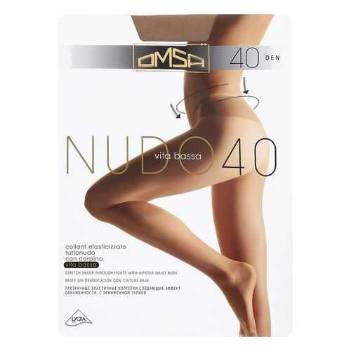 Колготки Omsa NUDO 40 VITA BASSA / Daino (Загар) / 2 (S) в Пижама Пати