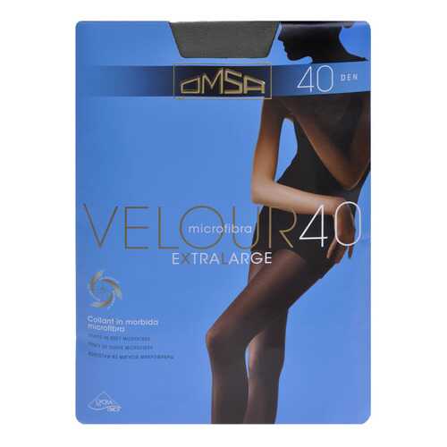 Колготки Omsa VELOUR 40 XL / Anthracite (Темно-серый) / 5 (XL) в Пижама Пати