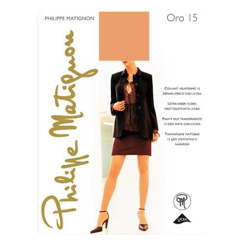 Колготки Philippe Matignon ORO 15 / Playa Nature (Светло-телесный) / 4 (L) в Пижама Пати