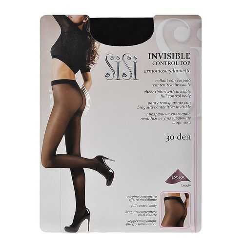 Колготки SiSi INVISIBLE CONTROL TOP 30 / Nero (Черный) / 4 (L) в Пижама Пати